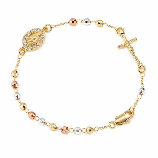 Pulsera Rosario Tricolor Unisex
